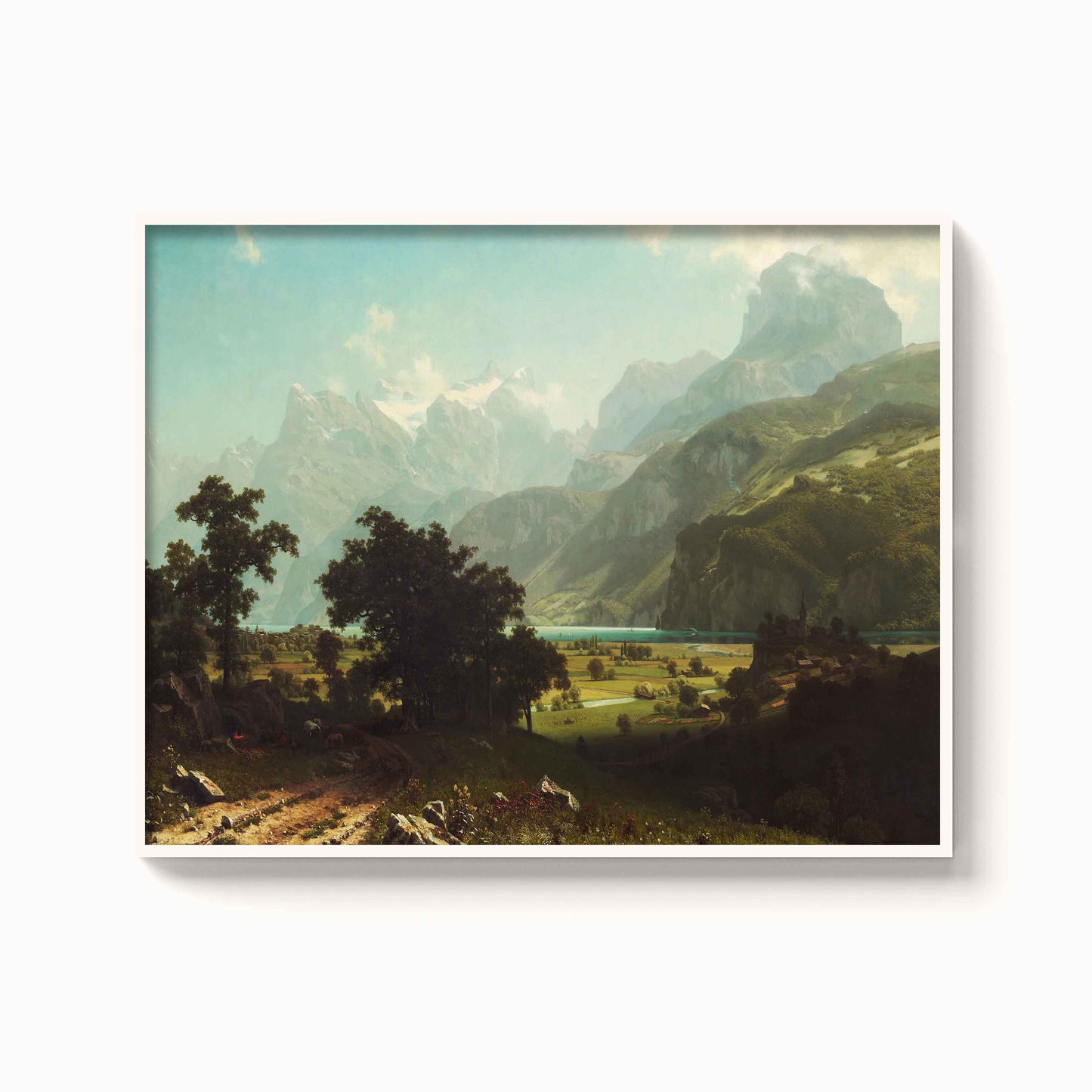 Albert Bierstadt – Lake Lucerne, 1858 - The Manify