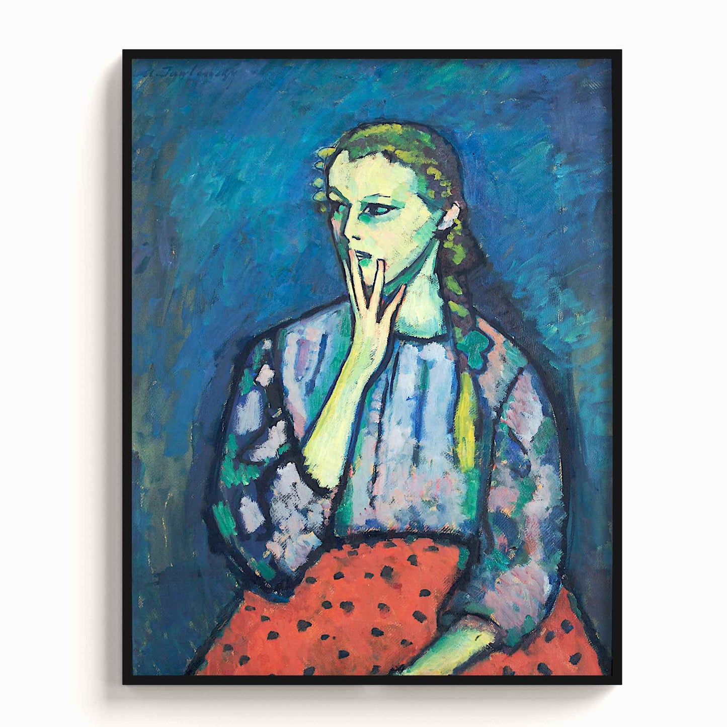 Alexej Jawlensky – Portrait of a girl, 1909 - The Manify
