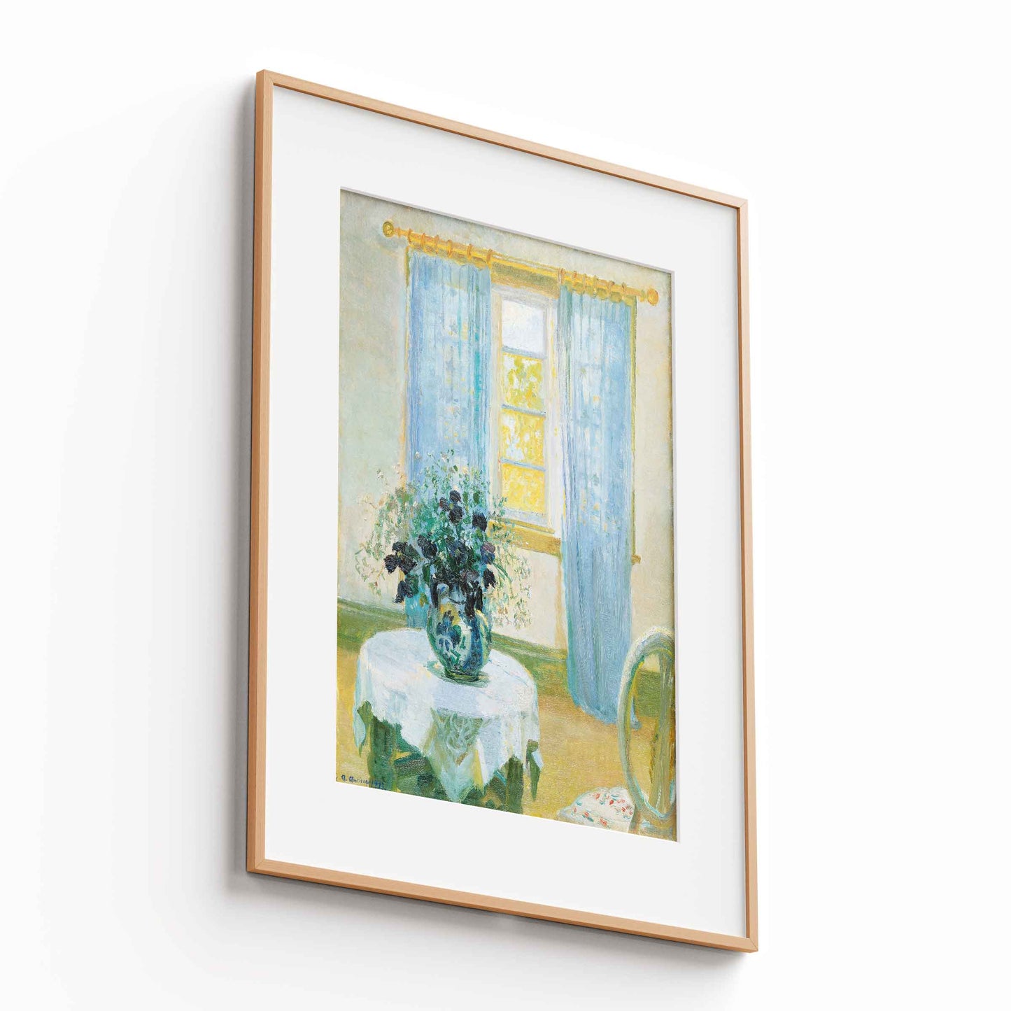 Anna Ancher – Interior with clematis, 1913 - The Manify