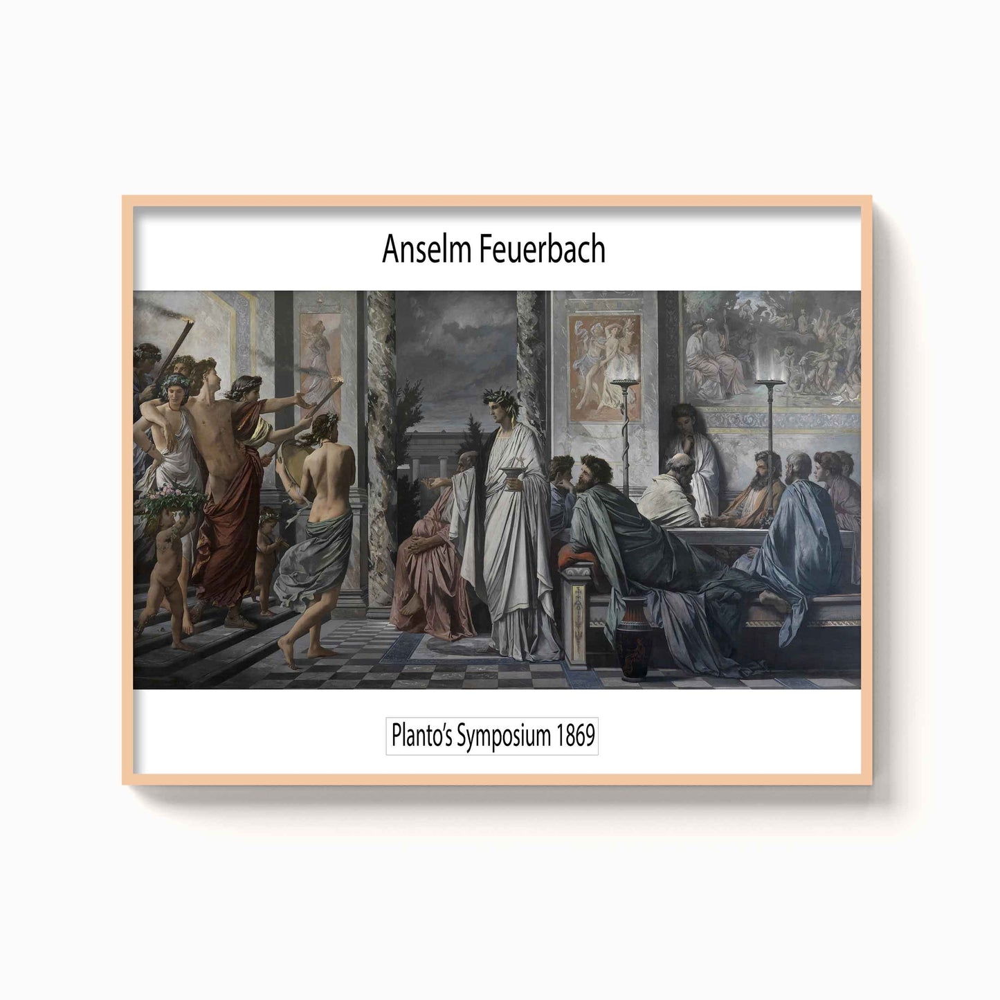 Anselm Feuerbach – Plato's symposium, 1869 - The Manify