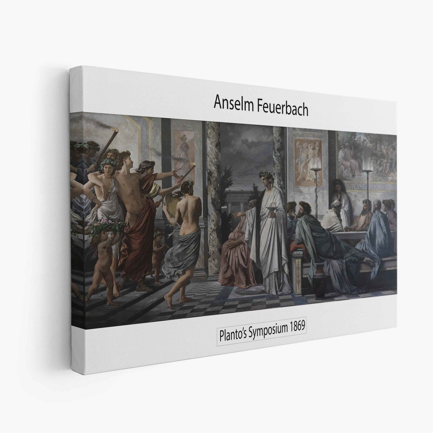 Anselm Feuerbach – Plato's symposium, 1869 - The Manify