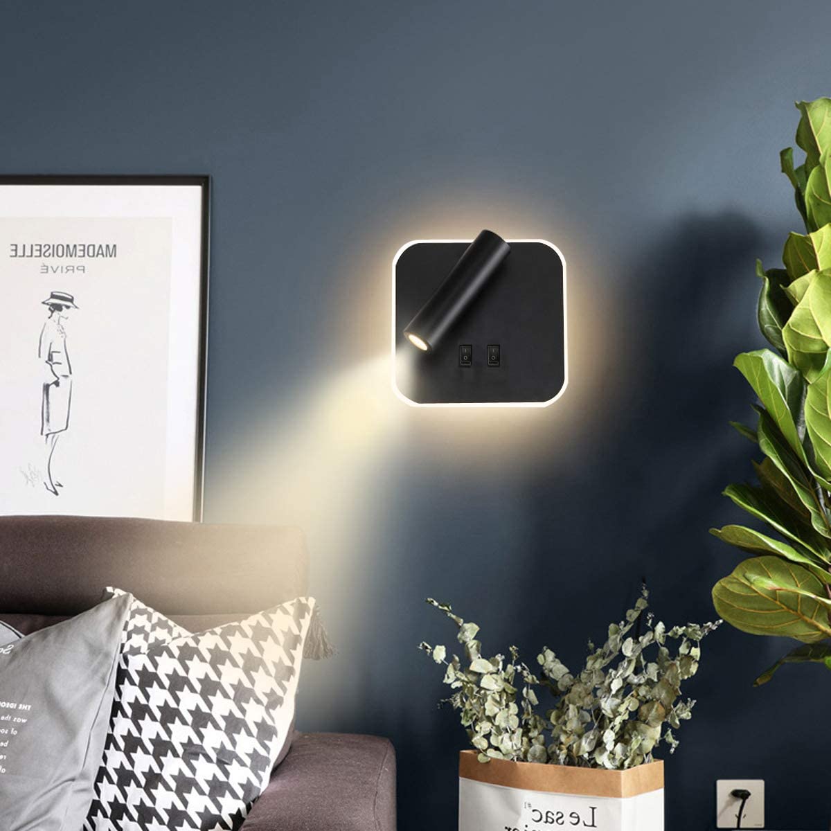 LED Bedside Lights Indoor Hotel Wall Lamp The Manify