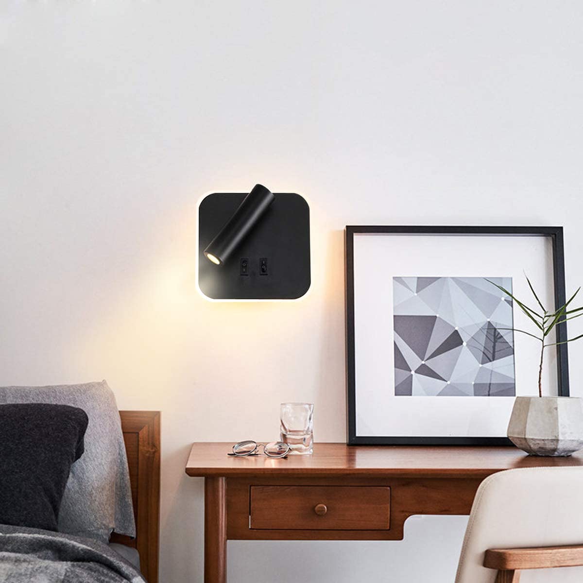 LED Bedside Lights Indoor Hotel Wall Lamp The Manify