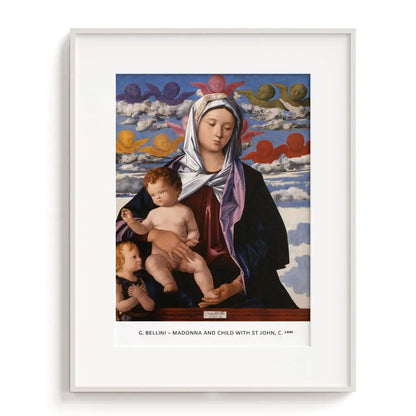 G. Bellini – Madonna and child with st John, c. 1490 - The Manify