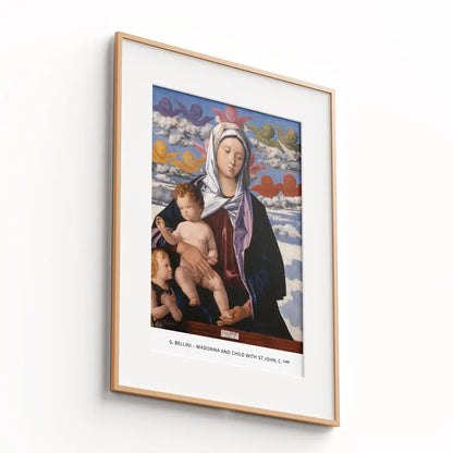 G. Bellini – Madonna and child with st John, c. 1490 - The Manify