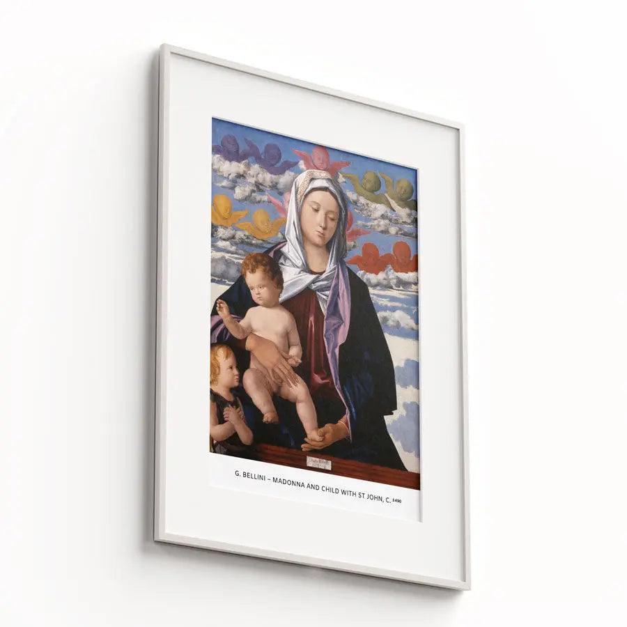 G. Bellini – Madonna and child with st John, c. 1490 - The Manify