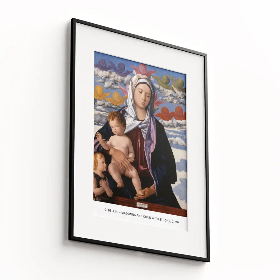 G. Bellini – Madonna and child with st John, c. 1490 - The Manify