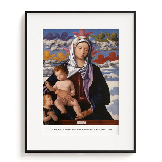 G. Bellini – Madonna and child with st John, c. 1490 - The Manify