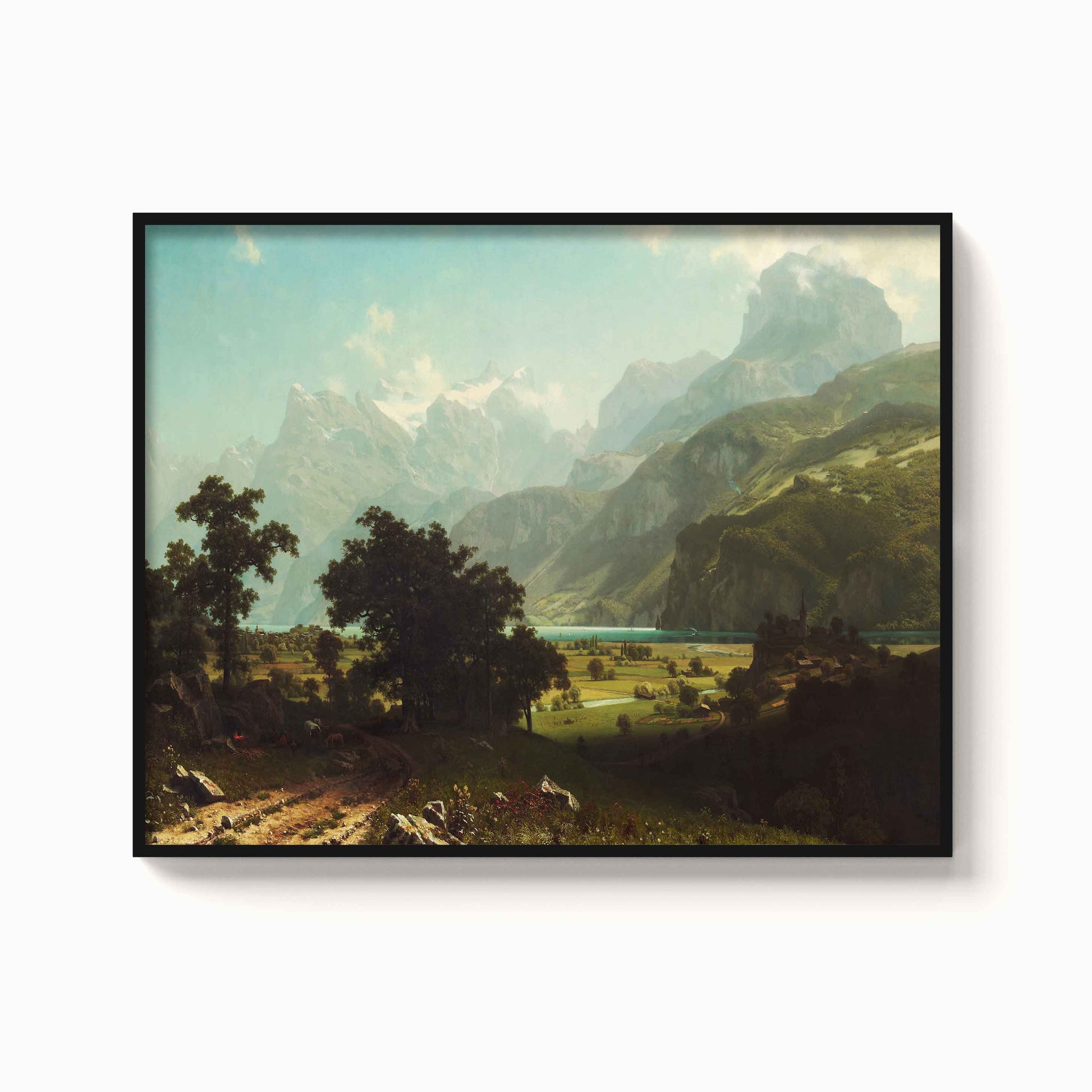 Albert Bierstadt – Lake Lucerne, 1858 - The Manify
