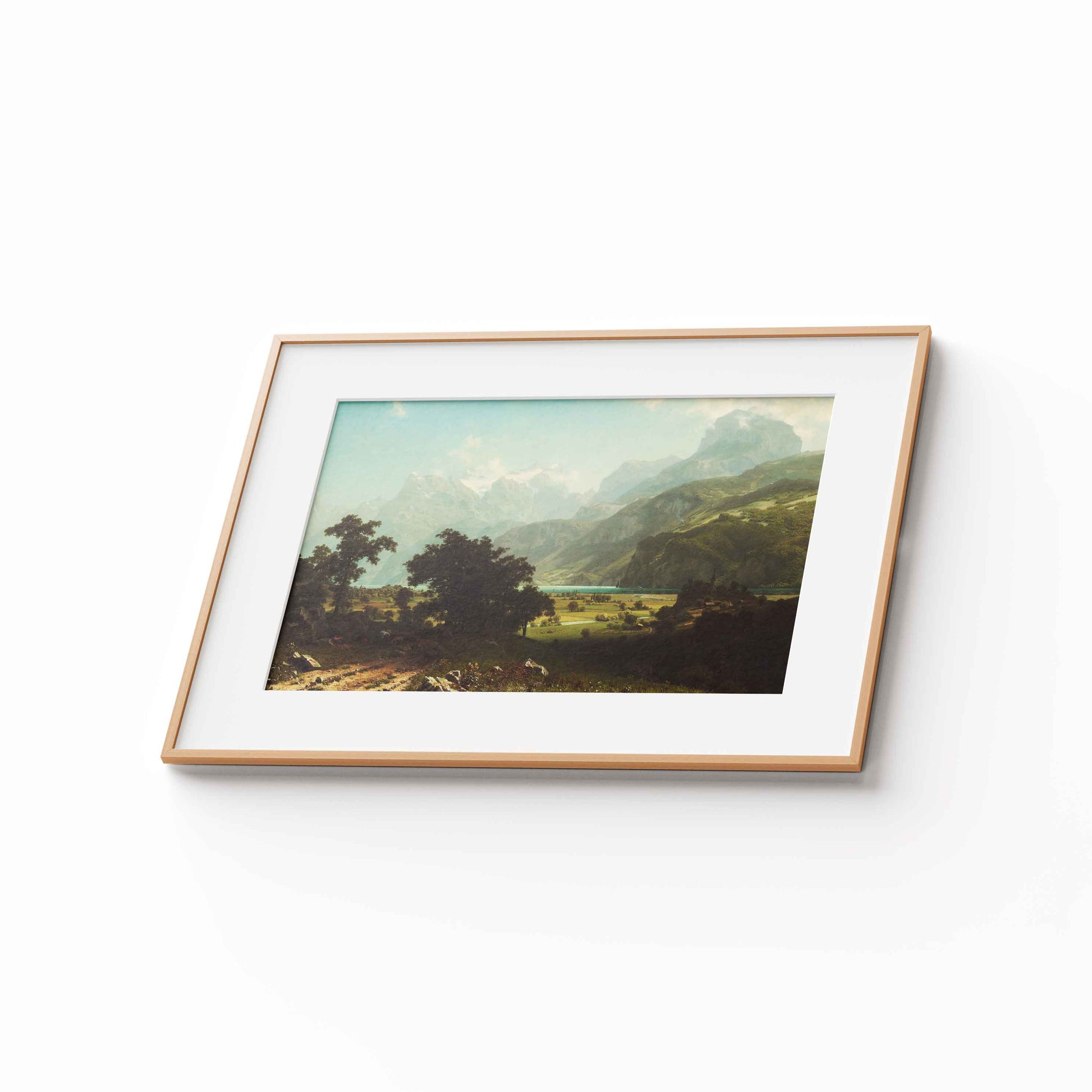 Albert Bierstadt – Lake Lucerne, 1858 - The Manify