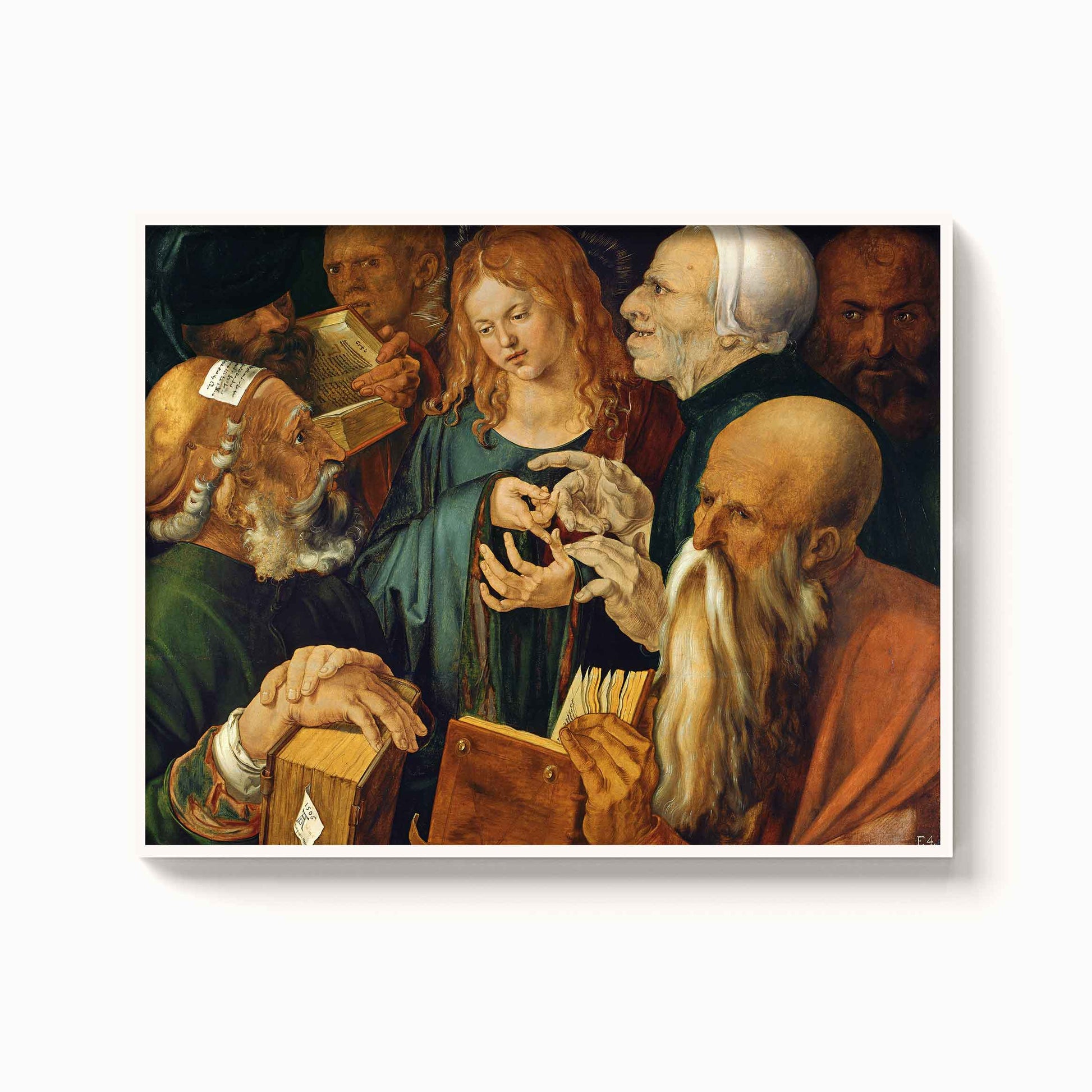 Albrecht Dürer - Jesus among the Doctors, 1506 - The Manify