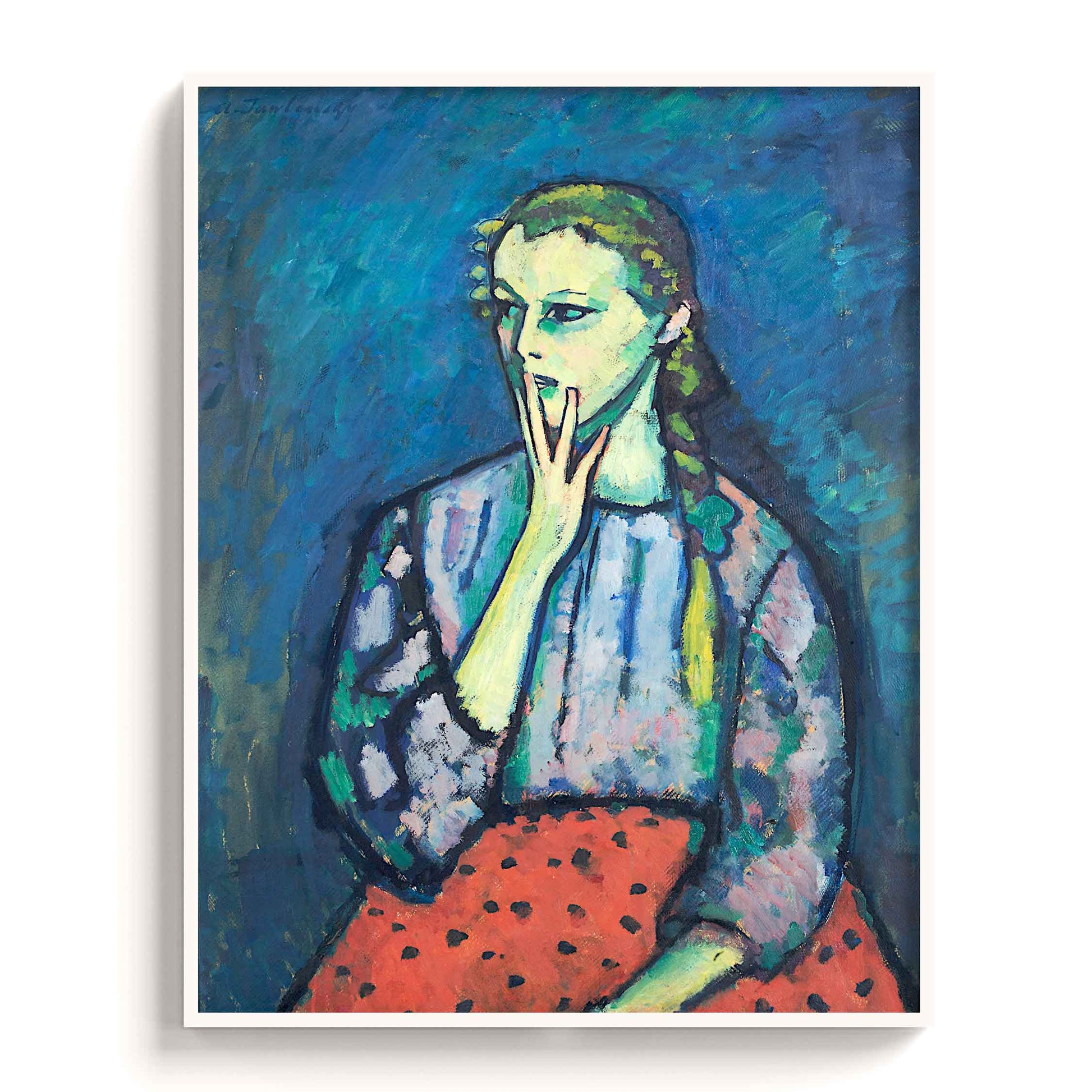 Alexej Jawlensky – Portrait of a girl, 1909 - The Manify