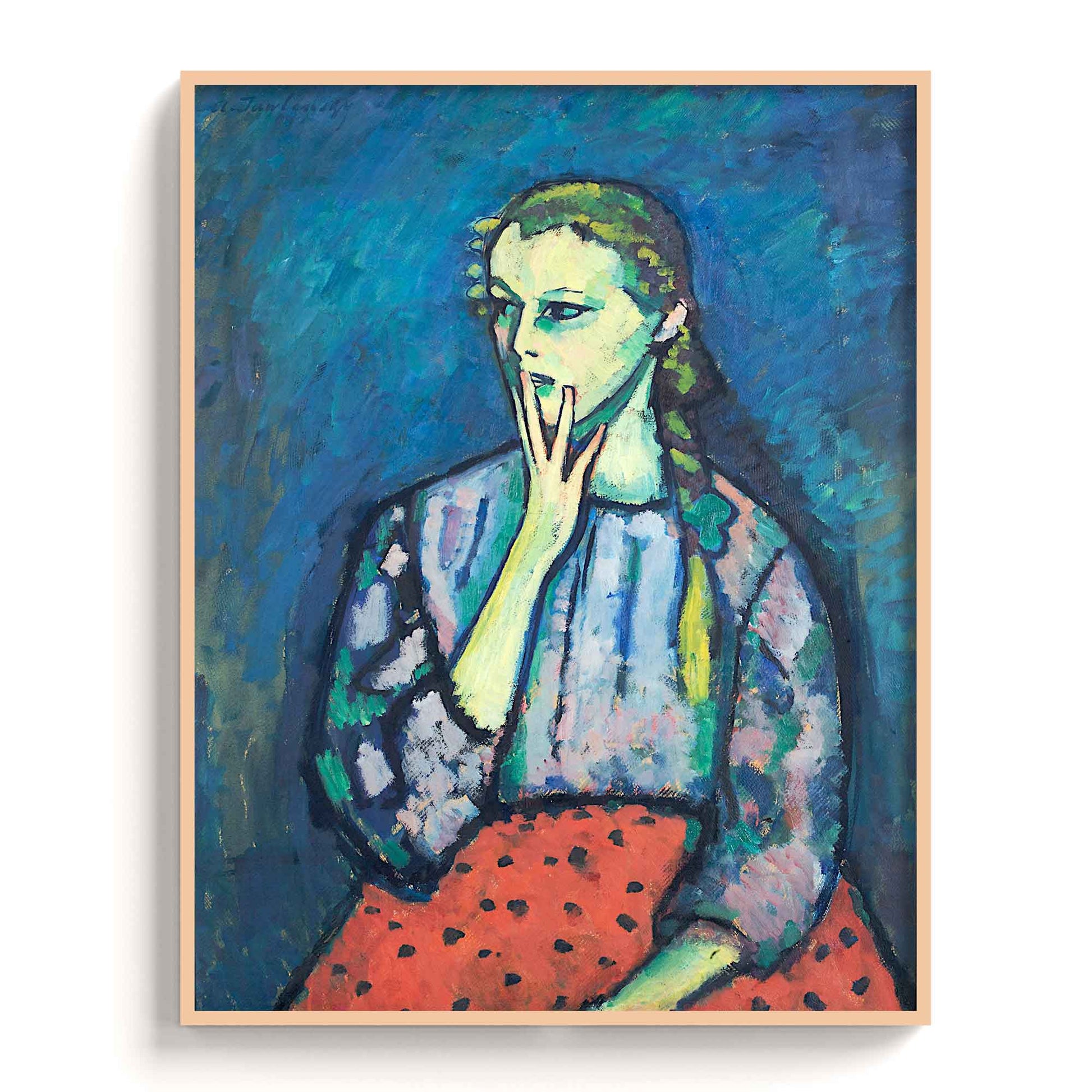 Alexej Jawlensky – Portrait of a girl, 1909 - The Manify