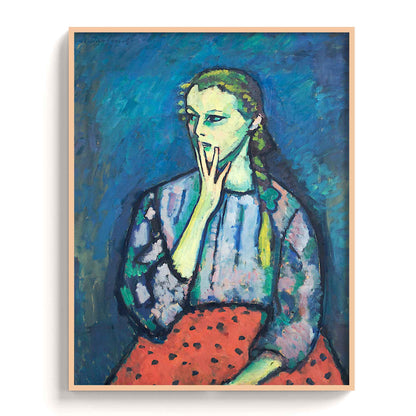 Alexej Jawlensky – Portrait of a girl, 1909 - The Manify