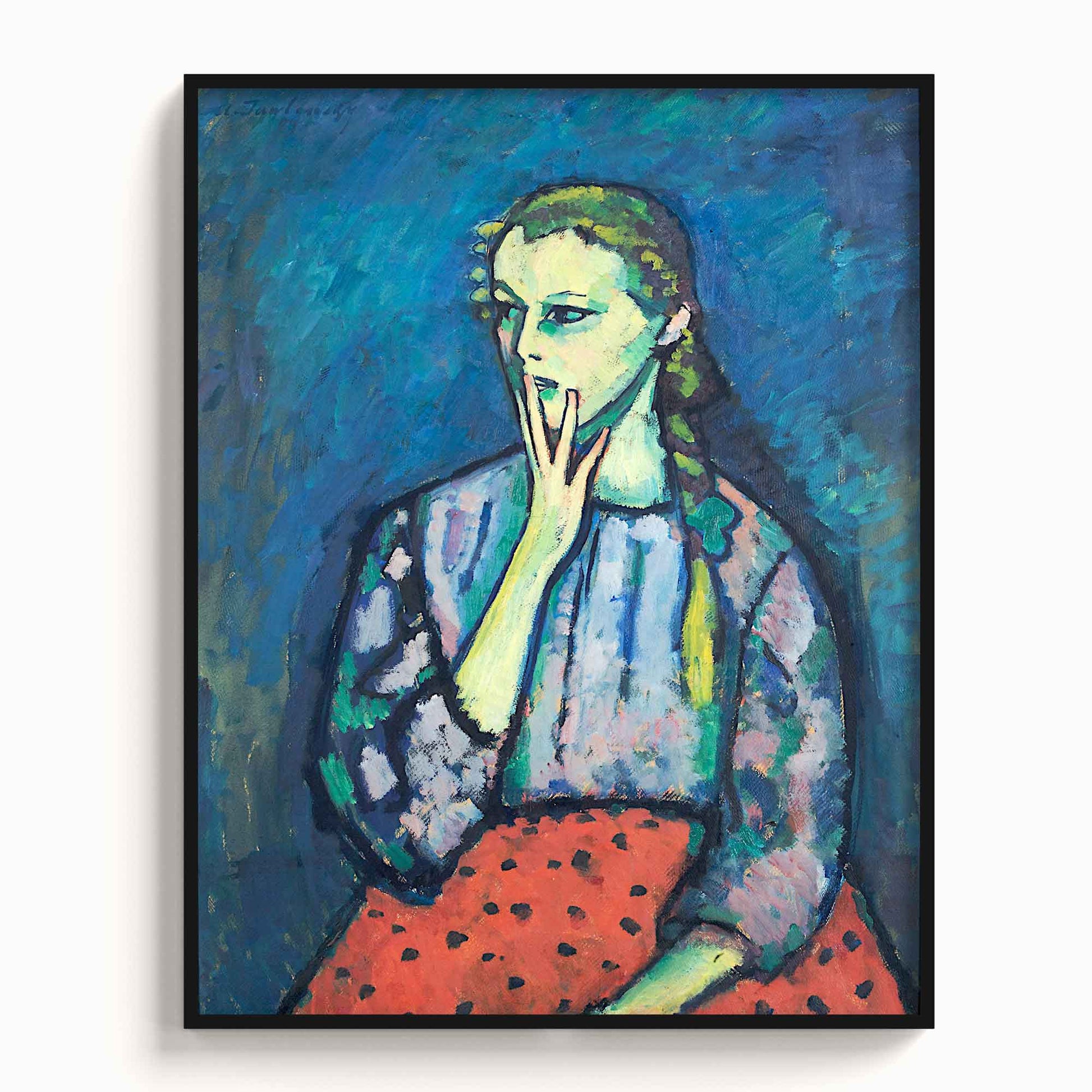 Alexej Jawlensky – Portrait of a girl, 1909 - The Manify