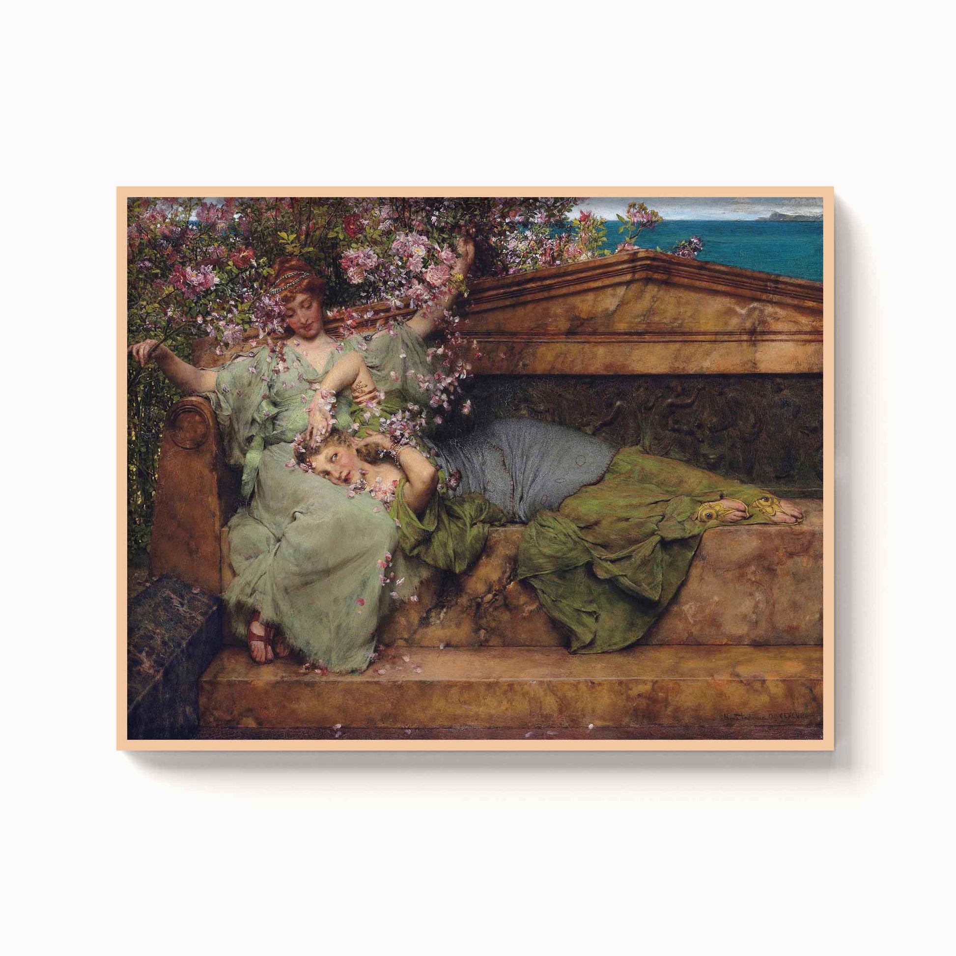 Alma Tadema - In a rose garden, 1890 - The Manify