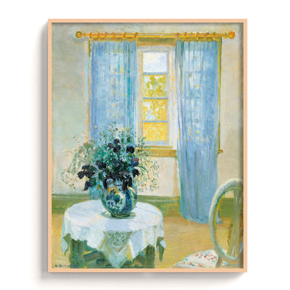 Anna Ancher – Interior with clematis, 1913 - The Manify