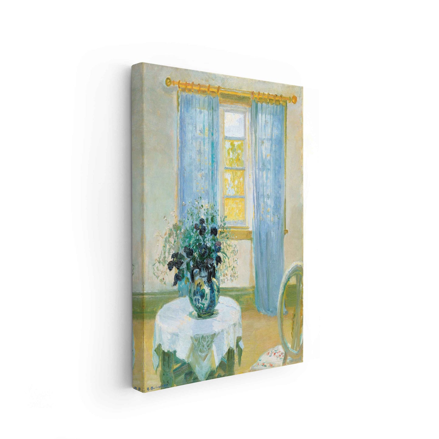 Anna Ancher – Interior with clematis, 1913 - The Manify