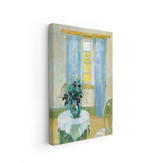 Anna Ancher – Interior with clematis, 1913 - The Manify