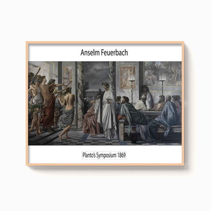 Anselm Feuerbach – Plato's symposium, 1869 - The Manify