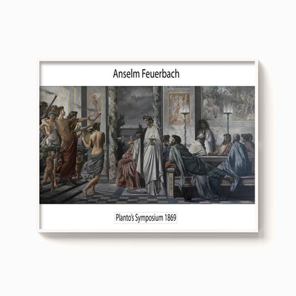 Anselm Feuerbach – Plato's symposium, 1869 - The Manify