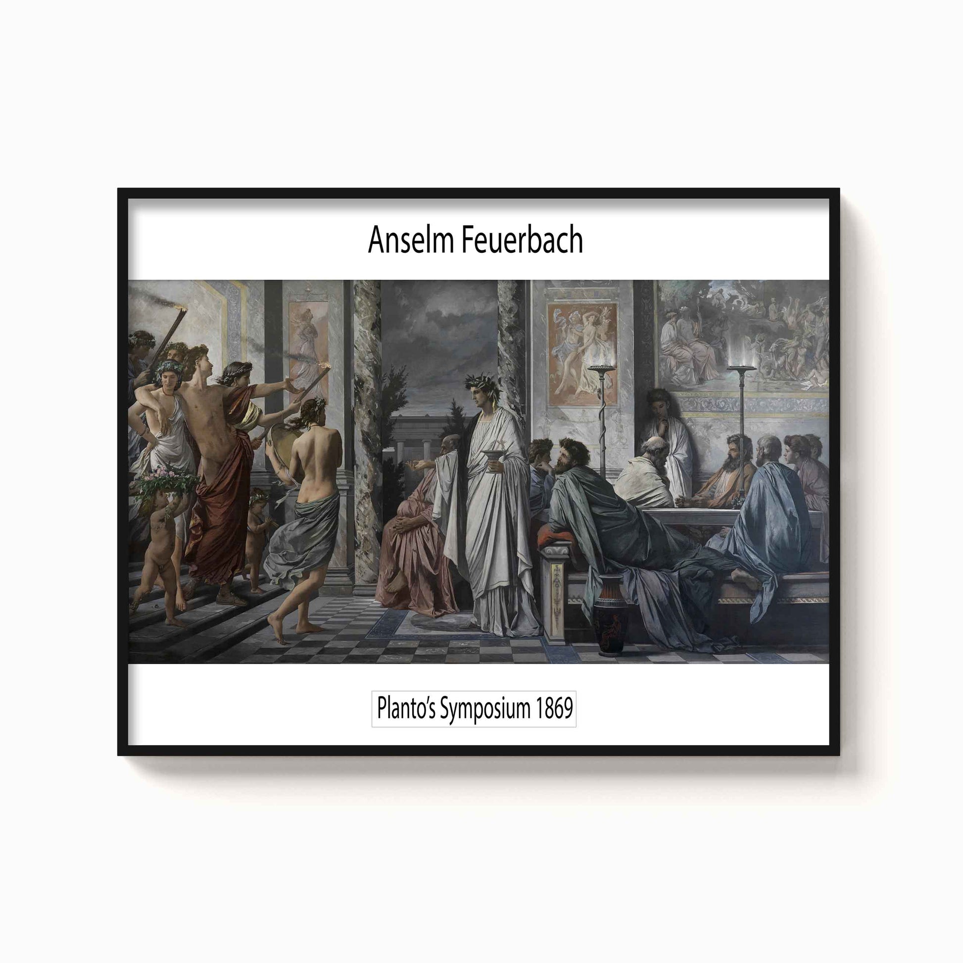 Anselm Feuerbach – Plato's symposium, 1869 - The Manify