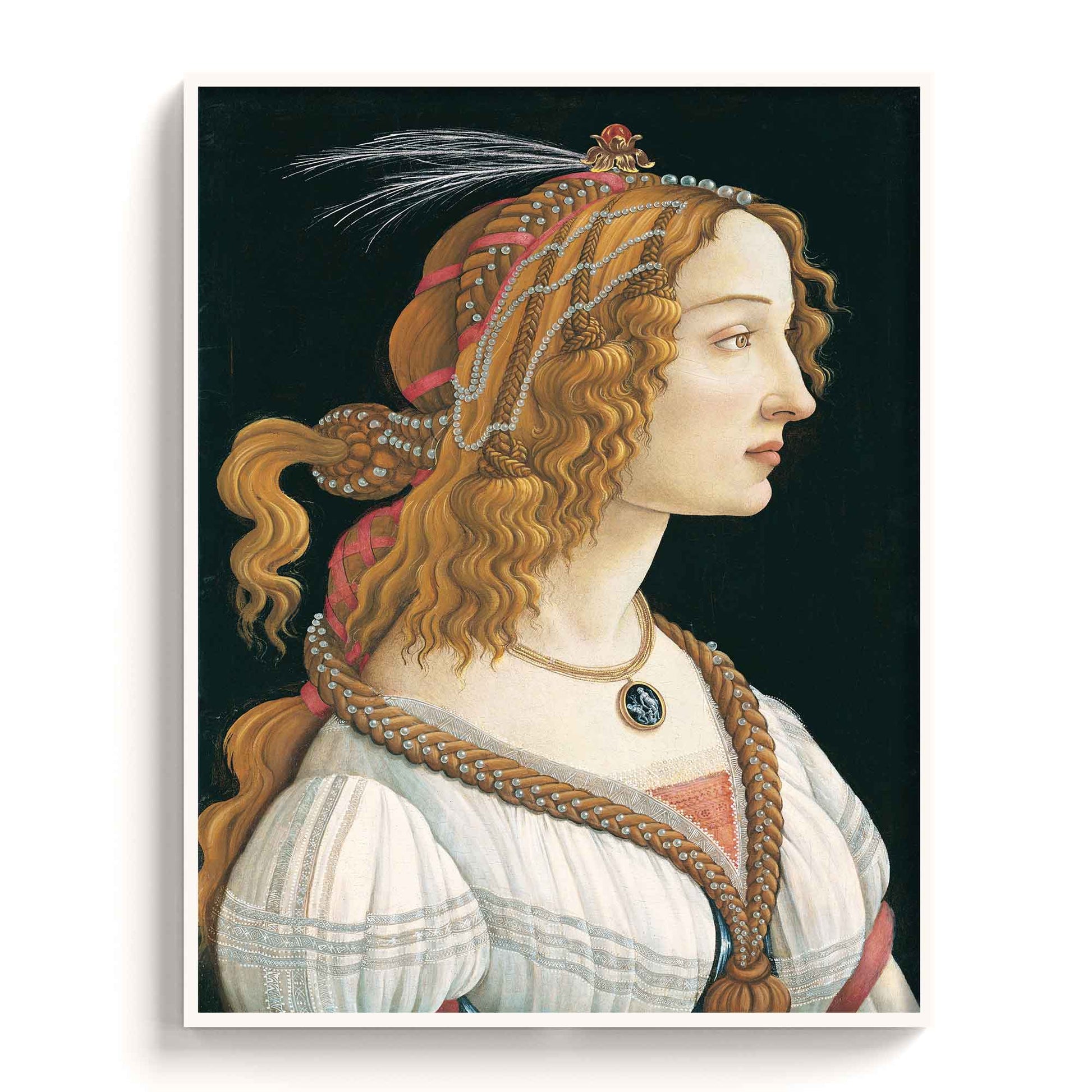 Botticelli – Simonetta Vespucci as nymph, 1480 - The Manify