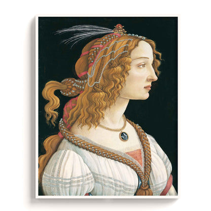 Botticelli – Simonetta Vespucci as nymph, 1480 - The Manify