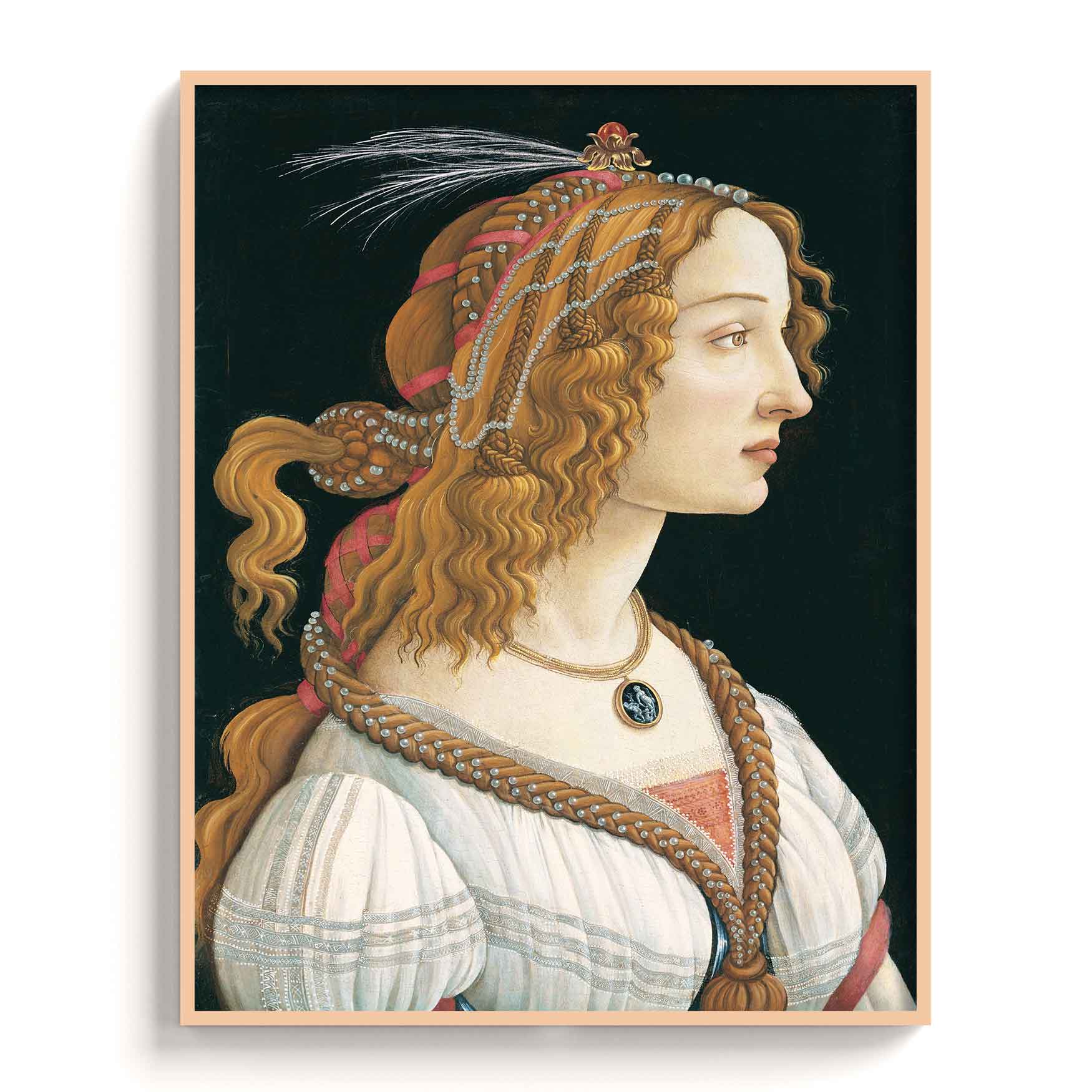 Botticelli – Simonetta Vespucci as nymph, 1480 - The Manify