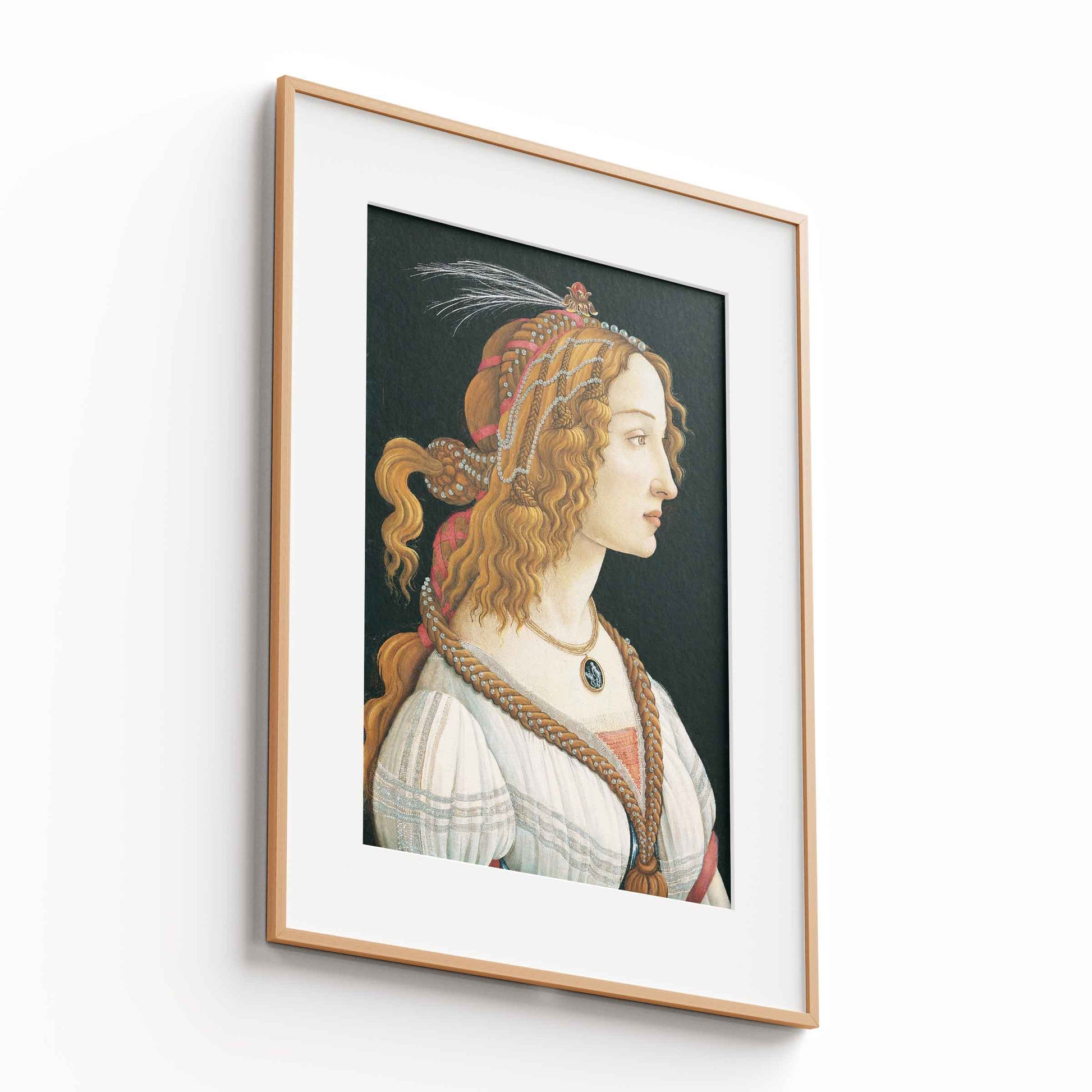 Botticelli – Simonetta Vespucci as nymph, 1480 - The Manify