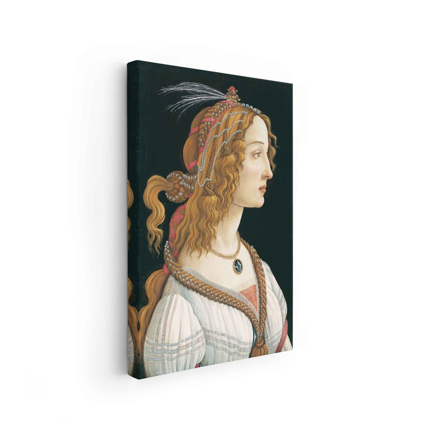 Botticelli – Simonetta Vespucci as nymph, 1480 - The Manify