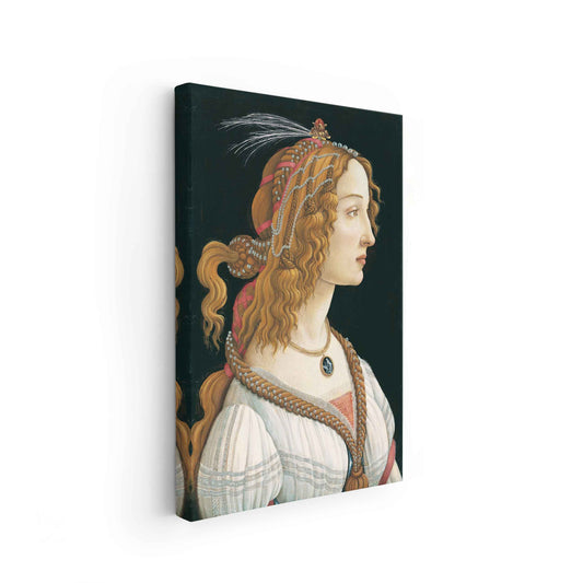 Botticelli – Simonetta Vespucci as nymph, 1480 - The Manify