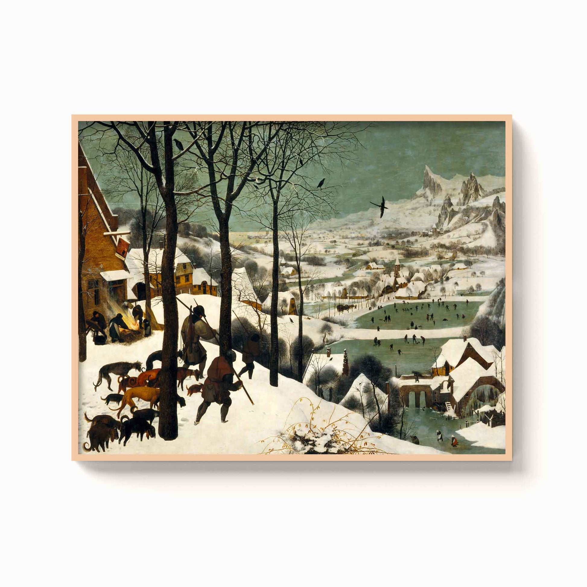 Bruegel – The hunters in the snow (winter), 1565 - The Manify