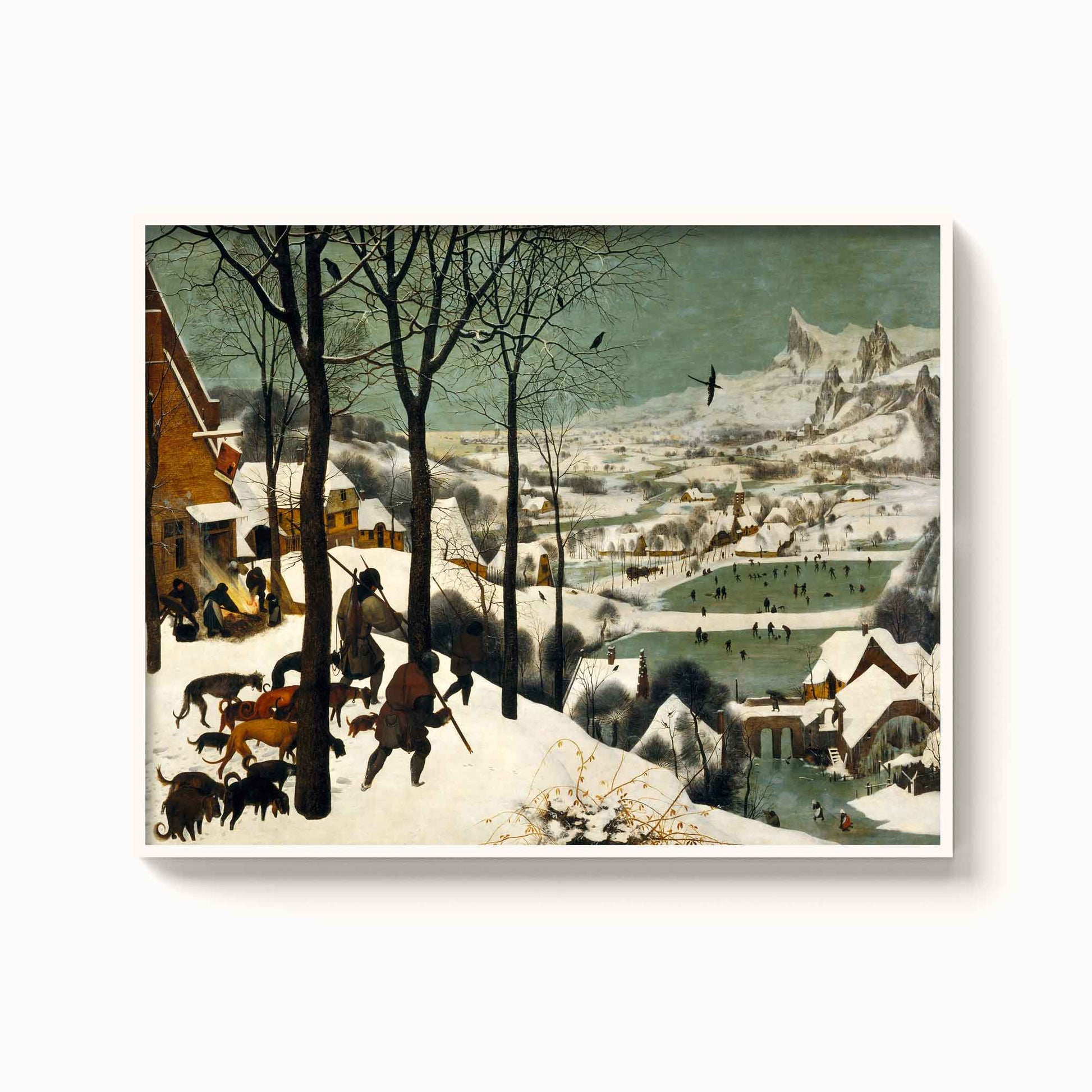 Bruegel – The hunters in the snow (winter), 1565 - The Manify