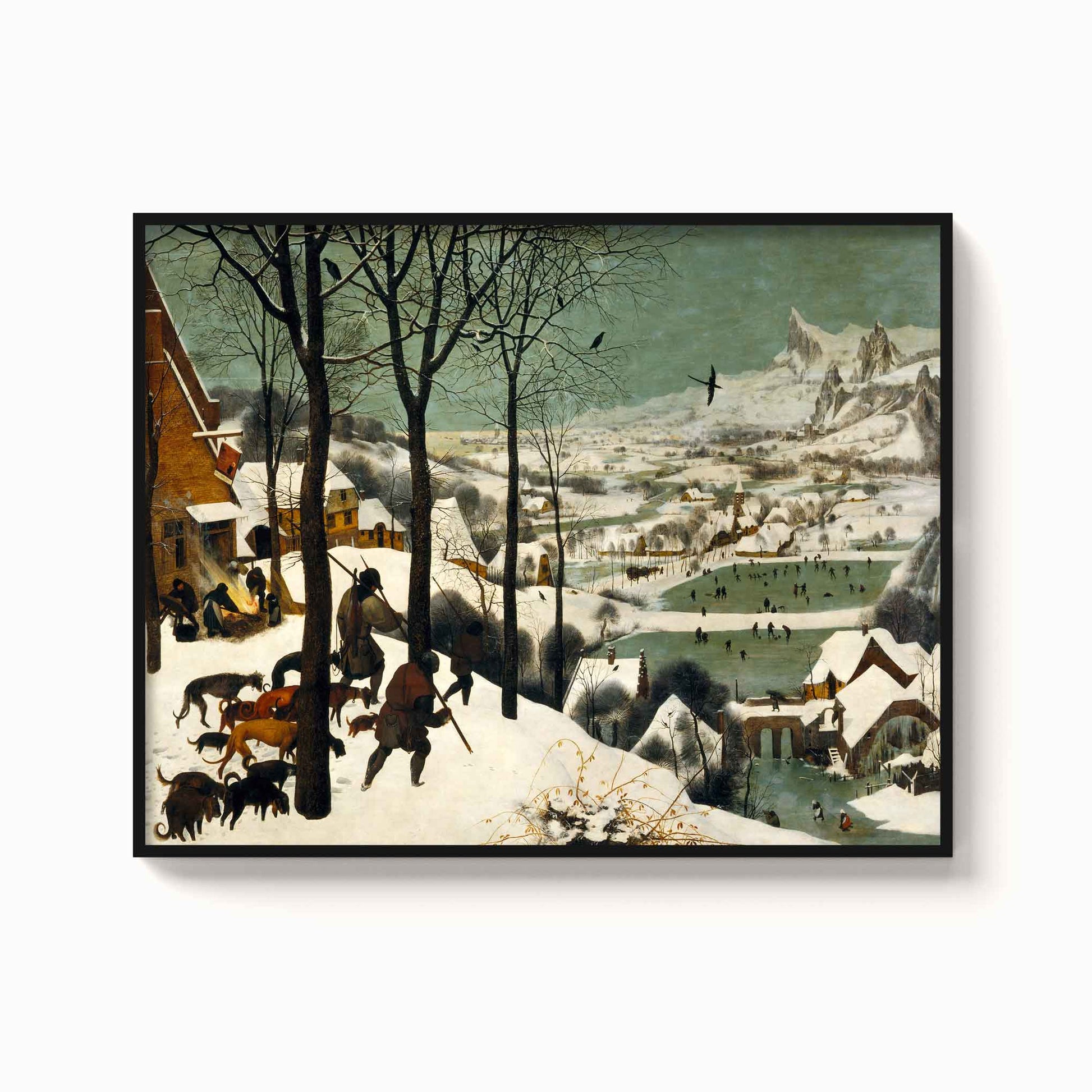Bruegel – The hunters in the snow (winter), 1565 - The Manify