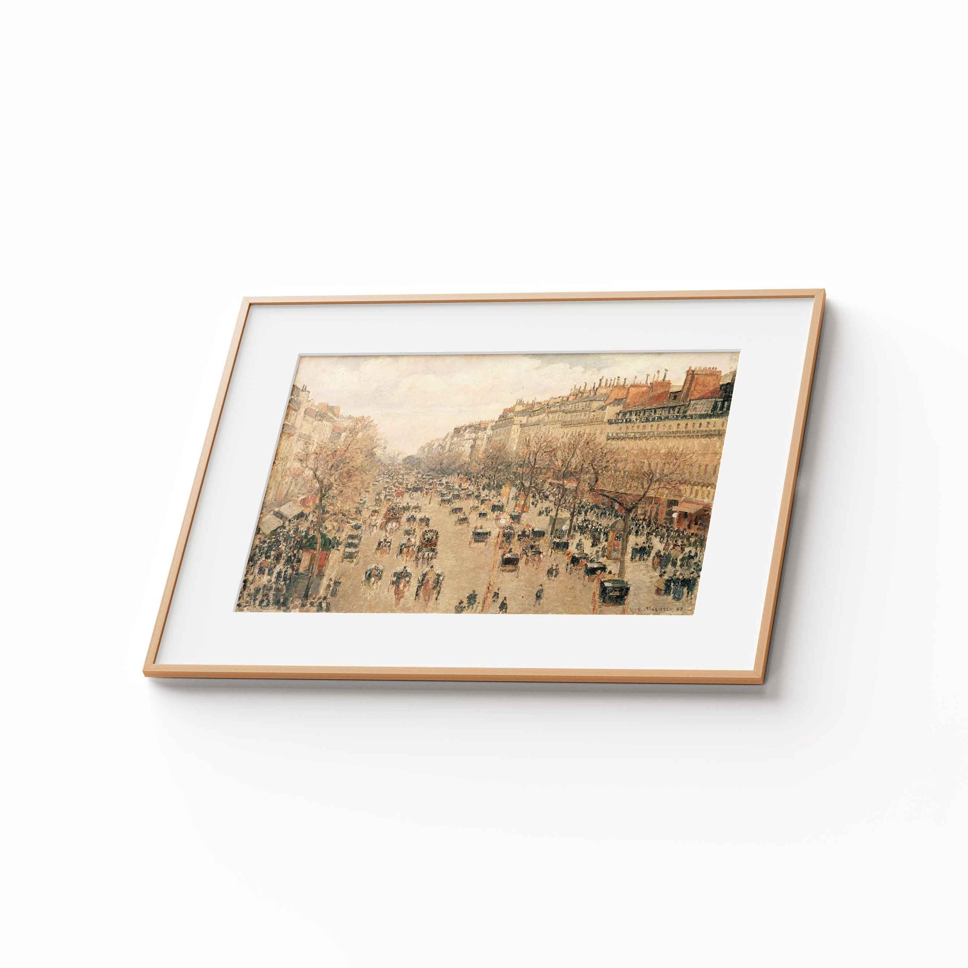 Camille Pissarro – Boulevard Montmartre in Paris, 1897 - The Manify