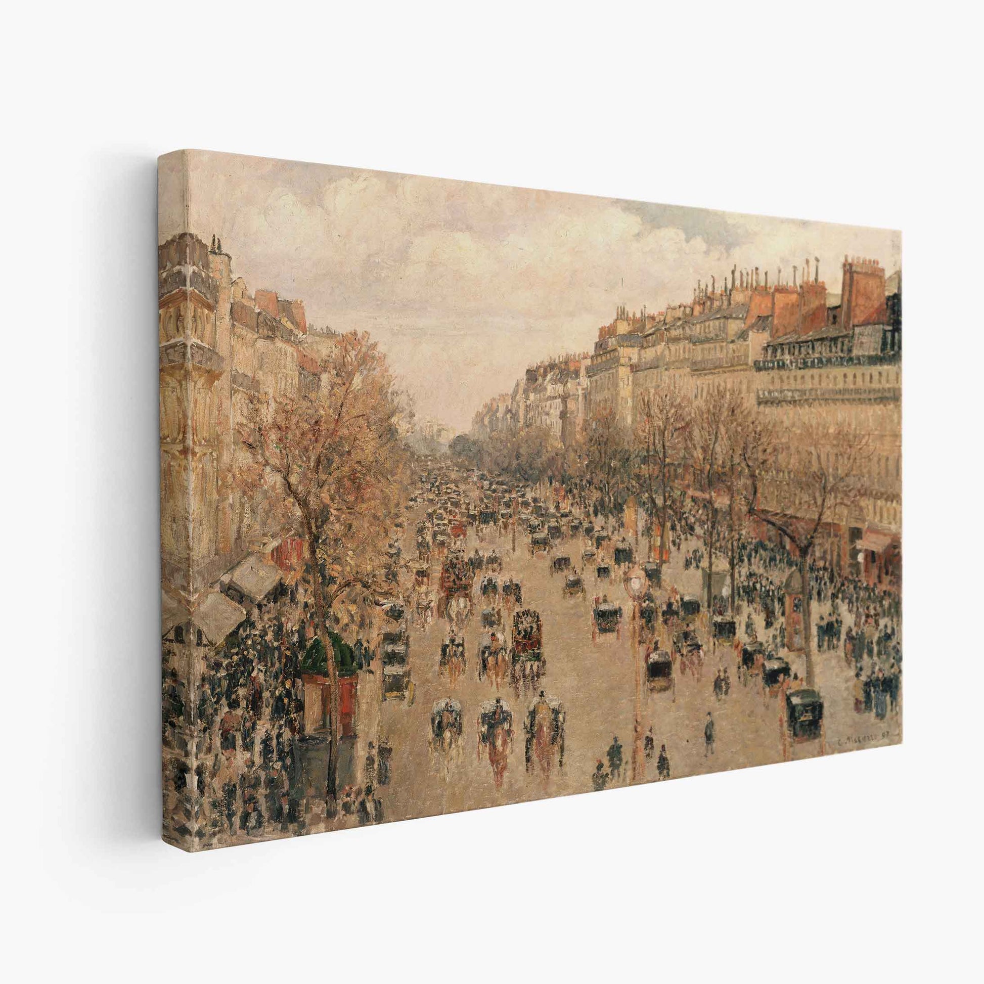 Camille Pissarro – Boulevard Montmartre in Paris, 1897 - The Manify