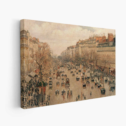 Camille Pissarro – Boulevard Montmartre in Paris, 1897 - The Manify
